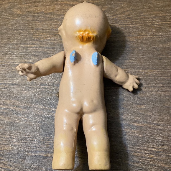 VINTAGE 1932 KEWPIE: Large 10" Composition Doll w Spring Jointed Arms - Picture 5 of 6